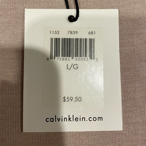 NWT Calvin Klein Women Cold Shoulder 3/4 Sleeves Top Size Large - Picture 5 of 6